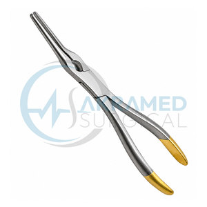 คีมจัดกระดูกอ่อนจมูกแบบตรง รุ่นพรีเมียม Akramed Surgical Asch ด้ามจับสีทอง ทำจากสแตนเลสสตีล สำหรับศัลยกรรมตกแต่งจมูก ได้รับการรับรองมาตรฐาน CE - Product Image 1