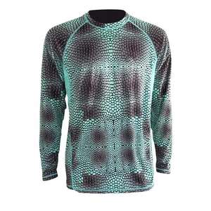 Camisas de Pesca para Hombre al por Mayor, Talla Grande, Transpirables, con Protección UPF50+, Sublimadas, de Poliéster, Secado Rápido, Anti-UV, Manga Larga - Product Image 6