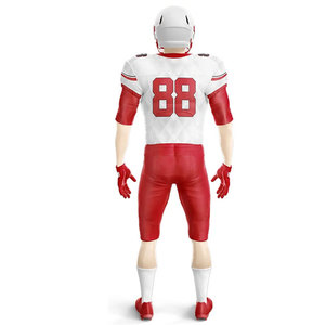 Nuevo Diseño de Uniforme Deportivo de Compresión de Talla Grande, Conjunto de Camiseta y Pantalones Cortos, Uniforme de Fútbol Americano, Precio al por Mayor, Conjuntos Estampados - Product Image 2