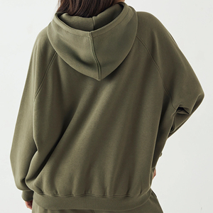 Sweat-shirts à capuche en molleton pour femmes, taille plus, mode hiver, streetwear, logo brodé personnalisé, haute qualité, 100% coton - Product Image 6