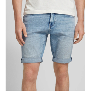 Shorts en jean décontractés pour hommes, coupe droite ample, taille mi-haute, ornés de strass, style streetwear tendance - Product Image 4