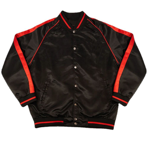 Hot Selling Light Weight Comfortable Satin Jackets Women Custom Color Quick Dry Men's Satin Varsity Jackets - Product Image 2