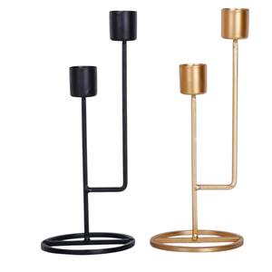 Elegant Brass <b>Gold</b> Taper Candle <b>Holders</b> Set Of 3 Vintage Modern Decorative Metal <b>Candlestick</b> <b>Holder</b> For Wedding Table Home Decor - Product Image 6