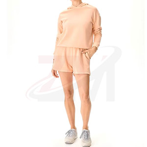 Women's High Waist Striped Cotton Shorts With <b>Drawstring</b> Elastic Waist Loose Fit Casual Style - Product Image 1