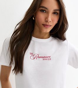 White Romance Print <b>T</b>-<b>Shirt</b> - Product Image 4
