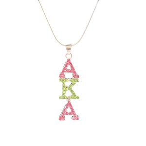 Collar de Cristal Austriaco Brillante, Color Dorado, Joyería de Moda, Accesorio de Regalo, Elegante Diseño de Letra en Cristal - Product Image 1