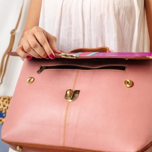 Bolsos de hombro de moda personalizados multicolor al por mayor, bolsos y carteras para mujer, bolso tote de cuero genuino, bolsos de mano para mujer - Product Image 2