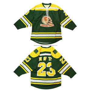Maillots de hockey vierges en gros, maillots d'entraînement de hockey vierges, maillots de hockey verts - Product Image 2