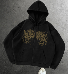 Sudadera con Capucha Extra Grande de Estilo Vintage, Sudadera de Felpa de Algodón Premium para Hombre y Mujer, Ropa Personalizada - Product Image 1