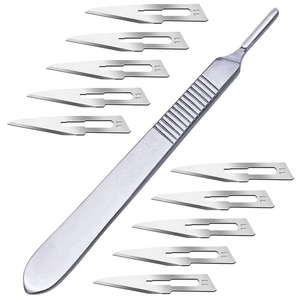 Manche de scalpel chirurgical personnalisé en acier inoxydable, le plus vendu en gros, pour usage manuel - Product Image 4