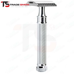 Rasoir de sécurité à double tranchant TSI écologique, rasoir métallique réutilisable pour une hygiène personnelle durable, pour usage professionnel et quotidien - Product Image 1