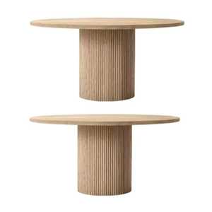 Traditional Solid Wood Dining <b>Table</b> Large Rectangular Kitchen <b>Table</b> with Sturdy Block Legs and Cross Joinery for Home Office - Product Image 2