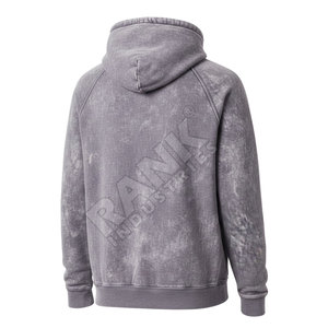 Sudaderas con Capucha para Hombre con Lavado Ácido, Precio Mayorista, Servicio OEM, Bajo MOQ, Básicas, Mezcla de Algodón, Gran Venta - Product Image 2