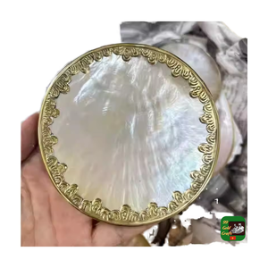 Plateau artisanal en nacre, plat de service pour caviar, plat de service en nacre, plat à caviar, assiette en coquillage - Product Image 2