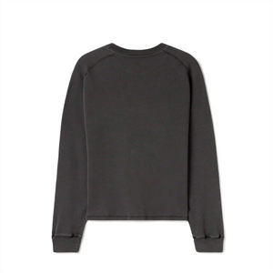 Sweat-shirt unisexe en molleton de coton surdimensionné à col rond avec logo brodé et imprimé personnalisé - Hiver Homme - Product Image 1