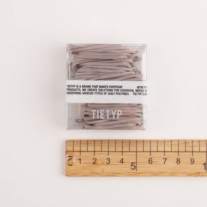 Coleteros TIETYP, Bandas Elásticas de Goma de Color Sólido, Minimalistas y Modernas para Uso Diario, Paquete para Mujer, Empaquetado en Cartón, Hecho en Corea - Product Image 6