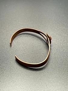 Handmade Hammered Pure <b>Copper</b> Cuff Unisex Fashion Charm Jewelry Circular Shape Antique Style Metal Craft Jewelry - Product Image 3