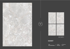Azulejos de Porcelana Modernos con Acabado Digital Antideslizante, 9mm de Grosor, para Apartamentos, Pisos Interiores Premium, Detalles Arquitectónicos - Product Image 5
