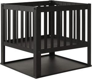 Brasero moderne en fonte autoportant pour chauffage extérieur au bois avec bac à cendres, noir thermolaqué, écologique - Product Image 2