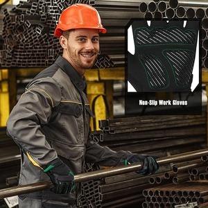 Guantes de Seguridad CI-TSG-107 de Best Captain Industry, Antideslizantes, de Dedo Completo, Impermeables, con Protección UV, de Cuero, para Invierno, Unisex, para Exteriores - Product Image 4
