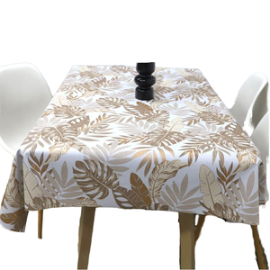 Mantel de Algodón Elegante con Bordado Moderno - Decoración de Interiores de Alta Gama - Tela Suave y Pesada para Decoración de Mesa con Estilo - Product Image 1