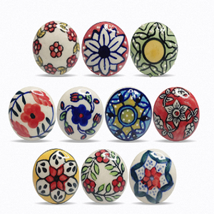 Vintage Decorative Home Kitchen Cabinet Porcelain Ceramic Pumpkin Door <b>Knobs</b> Pulls and Handles <b>for</b> <b>Dresser</b> Drawer Handle - Product Image 3