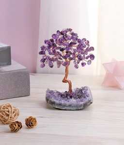 Arbre en cristal d'améthyste naturelle - Product Image 3