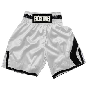 Shorts de boxe personnalisés pour hommes, écologiques, 100 % polyester, taille mi-haute élastique, décontractés, respirants, tissés - Product Image 3