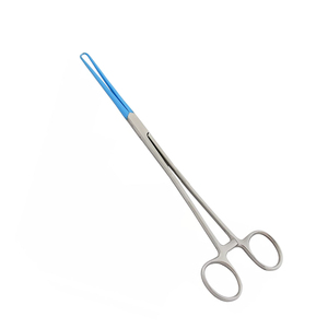 Tenaculador Uterino Recto de 24 cm, Acero Inoxidable, Instrumento Quirúrgico de Ginecología, Herramienta Reutilizable - Product Image 1