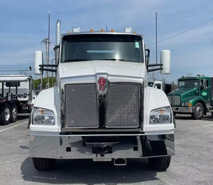 Job Ready 2024 Kenwortthh T880 Tri Axle Roll Off <b>Truck</b> Automatic <b>Transmission</b> Diesel Fuel Warranty Available For Sale - Product Image 1