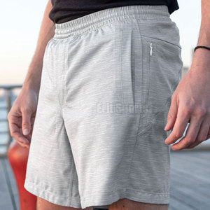 Shorts de sport décontractés pour hommes, taille mi-haute, en tissu respirant et à séchage rapide, fabriqués au Pakistan, vente en ligne en gros - Product Image 4
