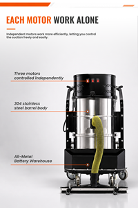 <span class=keywords><strong>Aspirateur</strong></span> industriel électrique rechargeable eau et poussière 3600W 80L – Meilleure vente pour le nettoyage des poussières, huiles et copeaux <span class=keywords><strong>de</strong></span> construction - Product Image 3