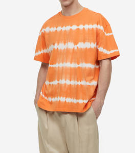 T-shirt décontracté uni en gros, haute qualité, coupe oversize à épaules tombantes, unisexe, streetwear personnalisé, 100% coton pour homme - Product Image 1