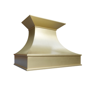 Hotte murale artisanale pour foyer avec finition laiton de qualité supérieure et bordure noire, design élégant, pour cheminée - Product Image 5