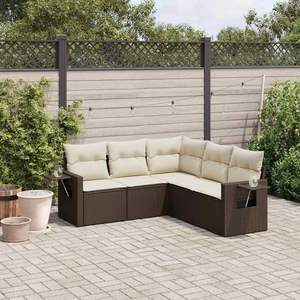Conjunto de Sofás Marrones para Patio, Colección de Muebles de Jardín para Exteriores - Product Image 1