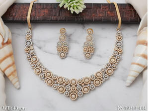 Ensemble de bijoux de mariée indiens traditionnels élégants, collier pour femmes, pour mariage, fête, anniversaire, fiançailles, cadeau - Product Image 4