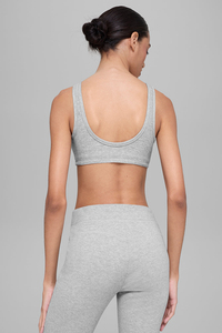 Soutien-gorge de sport pour femme à dos croisé, grande taille, personnalisable à l'avant, haute qualité, maintien moyen, pour la gym, le fitness, l'entraînement et les activités sportives - Product Image 2