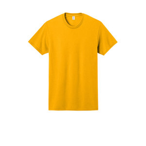 เสื้อยืดคอตตอนสีเหลืองล้วน พรีเมียม ขายส่ง สำหรับทุกเพศ  รับสกรีนโลโก้ สั่งซื้อจำนวนมาก รับผลิตแบรนด์ส่วนตัว - Product Image 3