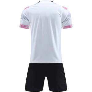 Tenue de football personnalisée Starlet International, maillot rouge et noir, ensemble short, polyester respirant, adulte unisexe - Product Image 3