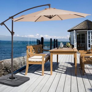 Parasol de jardin moderne MD09 de conception contemporaine, fabriqué au Vietnam, en alliage d'aluminium, OEM. - Product Image 4