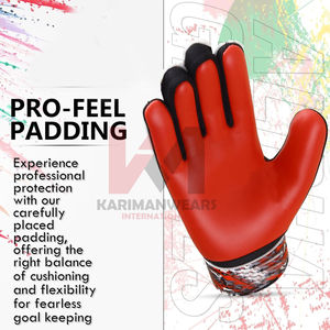 Gants de gardien de but en latex premium, technologie de protection des doigts, paume absorbant les chocs, respirants, pour hommes, femmes et jeunes. - Product Image 2