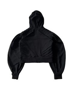 Sudadera con capucha extragrande de algodón 100% para hombre, personalizada al por mayor, ecológica, con hombros caídos, bordado en relieve, color liso, para invierno - Product Image 6