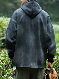 Sudaderas con Capucha de Algodón 100% French Terry para Hombre, con Lavado Ácido, Antipilling, Estilo Casual Oversize, Venta al por Mayor, Servicio OEM, Más Vendidas - Product Image 2