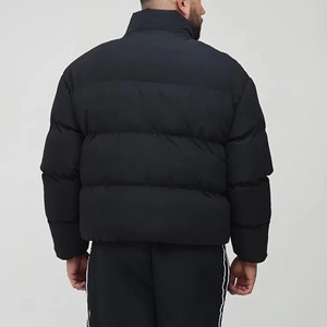 Men's Custom Made <b>Waterproof</b> Breathable Windproof Puffer <b>Jacket</b> Winter Casual <b>Light</b> Weight Padded Bomber Warm Hood Front Logo - Product Image 6