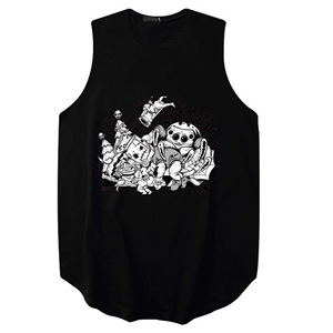 Ropa Deportiva de Alta Calidad, Camiseta sin Mangas con Espalda en Y, para Fitness y Culturismo, de Algodón y Elastano para Hombre, con Certificación CE ISO - Product Image 1