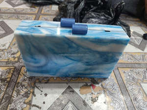 Cadre photo en résine acrylique fait main de luxe pour femmes, sculpture peinte à la main, motifs artisanaux variés, modèle CTR, forme personnalisée pour - Product Image 4