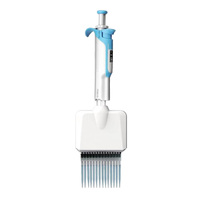 Micropipette multi-canaux 8/12, pipette 10-100 µl, volume réglable, autoclavable
