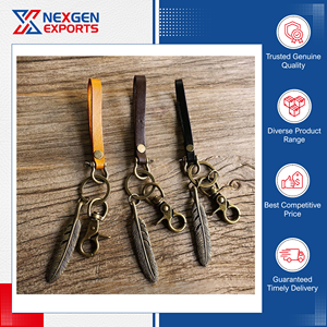 Oferta Especial en Porta Llaves de Cuero PU Hecho a Mano de Estilo Clásico y Calidad Premium para Compradores al por Mayor al Mejor Precio del Mercado - Product Image 2