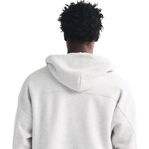 Custom <b>Mens</b> Full Zip Hoodie <b>White</b> Tracksuit Jacket Premium Streetwear <b>Sweatshirt</b> OEM Clothing Manufacturer Wholesale Supplier Co - Product Image 2