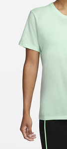 Camiseta de algodón 100% para mujer, estilo urbano, con logo bordado, novedad, cuello redondo, manga corta, para verano. - Product Image 5